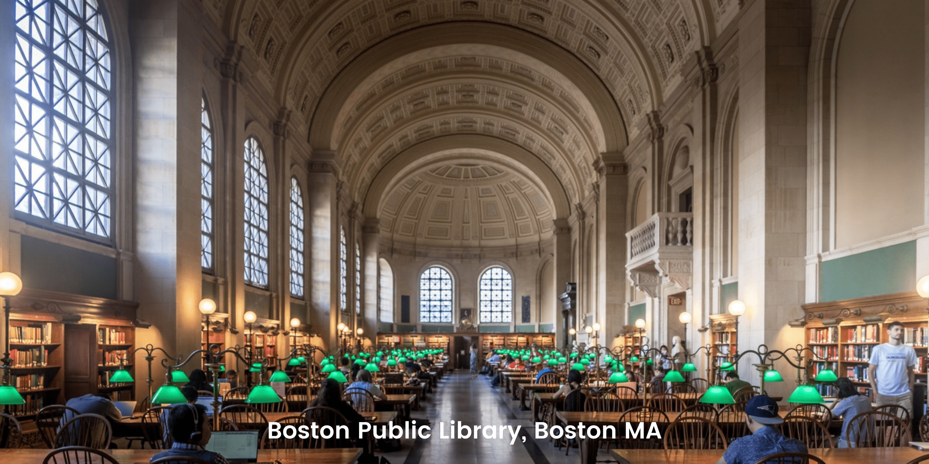 Boston Public Library Main Study Hall