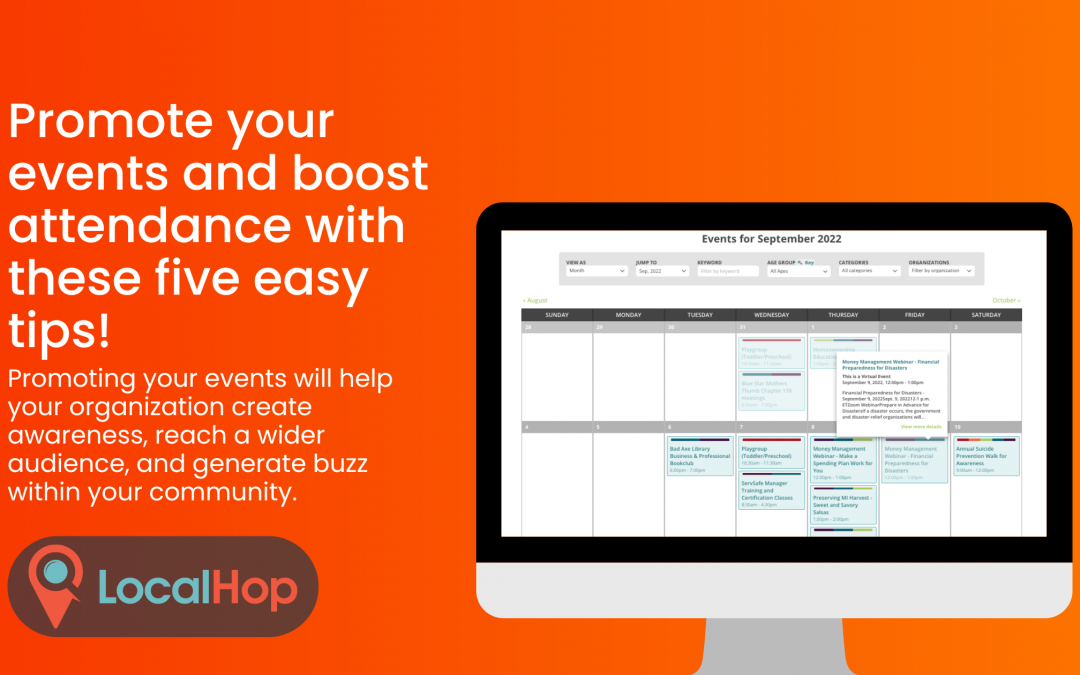 5 Tips to Promote Your Events and Boost Attendance