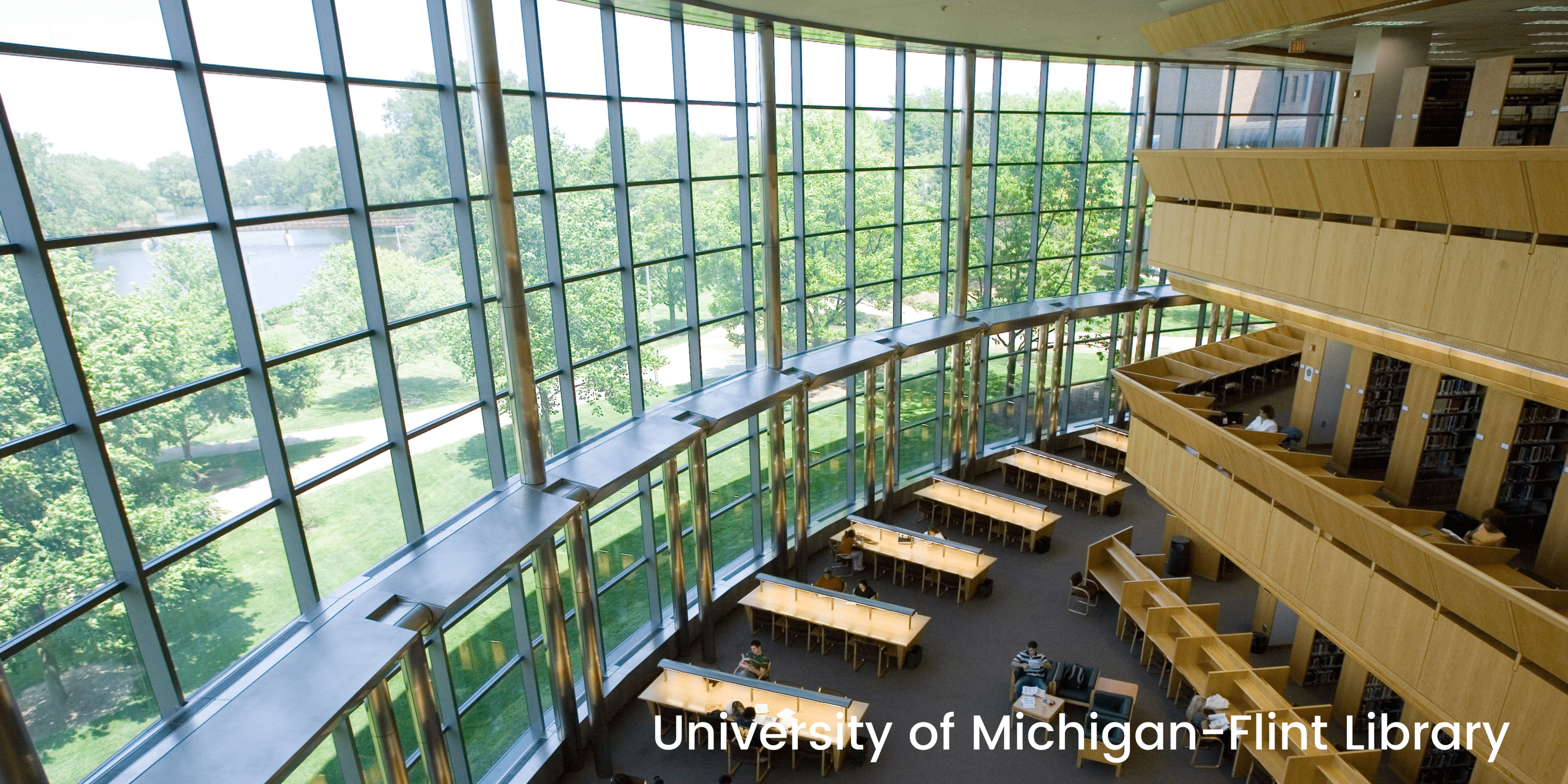 Interior image of University of Michigan-Flint library