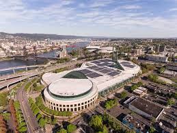 arial view of Oregon Convention Center